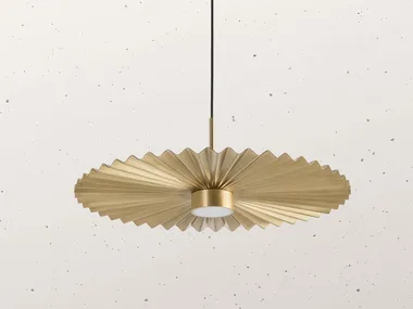 PLIE' 284.03 - LED brass pendant lamp _ Il Fanale